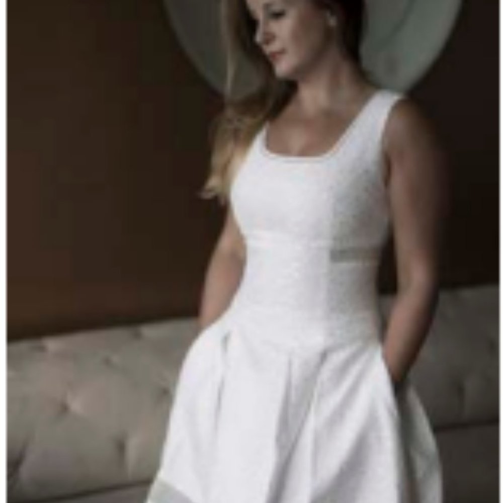 Jonathan Simkhai White Cocktail / Special Occasion White Dress Size 4